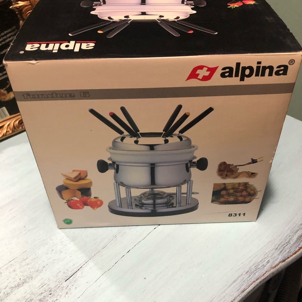 Stainless FONDUE NEW IN BOX!